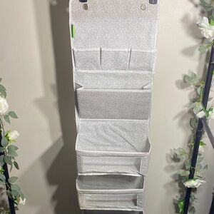 Elegant Silver Hanging Closet Organizer